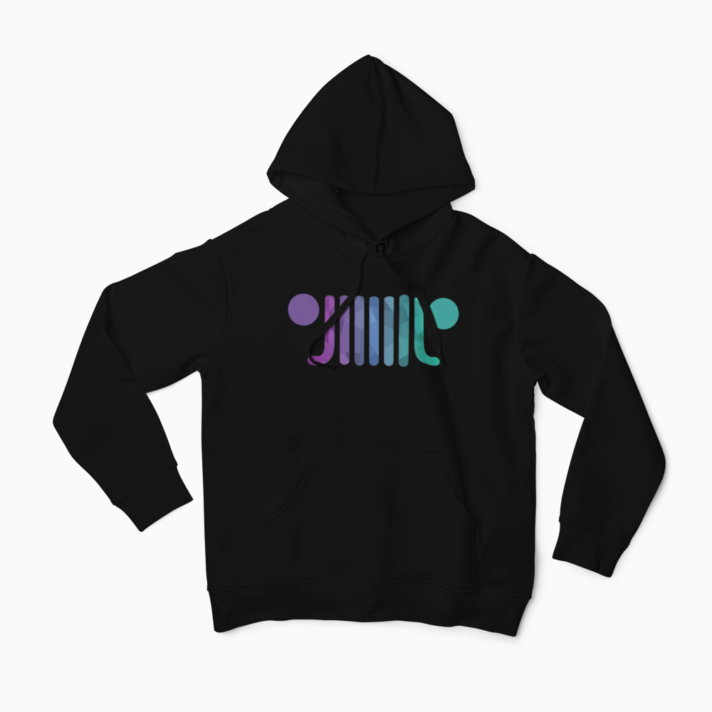Black Jeep Life Hoodie Purple Teal Logo 3