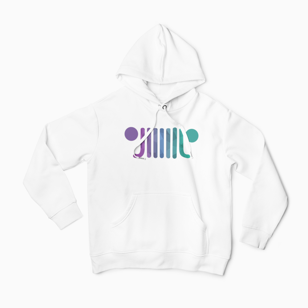 White Jeep Life Hoodie Purple Teal Logo 3